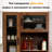 Farmhouse Kitchen Hutch with Microwave Stand & Storage
