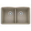 Diamond SILGRANIT 32" L x 19.36" W Double Basin Undermount Kitchen Sink-14285911