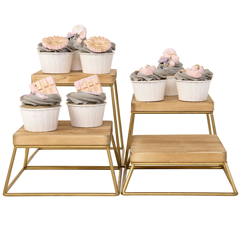 Khya Wood Tiered Stand