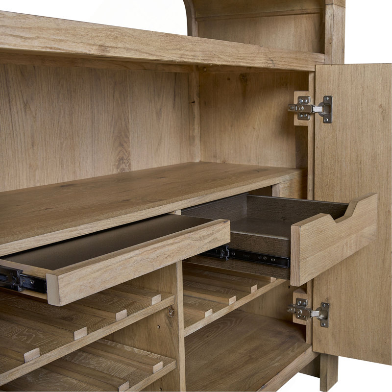 Console à nœuds papillon 72 po English Knotty Oak