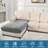 Non-slip Stretch Chenille Chaise Cushion Slipcover Machine Washable Pet Friendly Sectional Couch Covers -1122070349