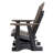 Walnut and Black Adirondack Glider Chair-1083769353