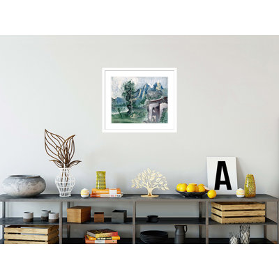 «Landscape» par Pablo Picasso, impression giclée sur cadre