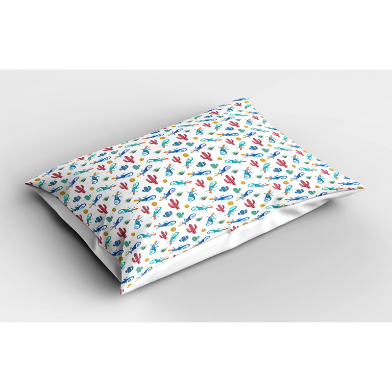 Gecko Polyester Sham Set, Twin
