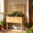 Self-Draining Raised Garden Bed,Elevated Wood Planter With Trellis For Climbing Plants,With Legs And Drainage Holes-191071618