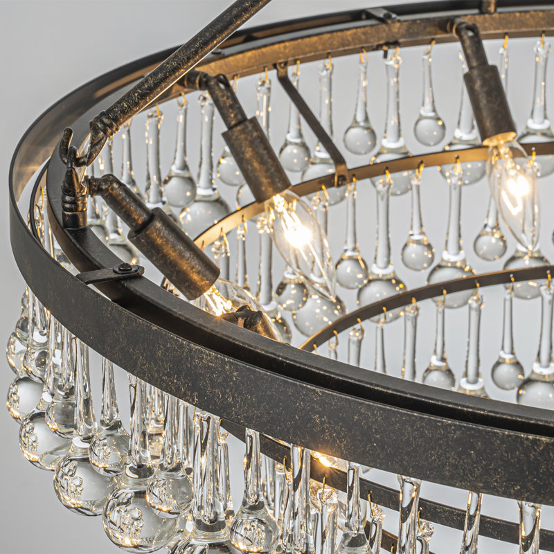Lustre gradué à 10 lumières Alissya