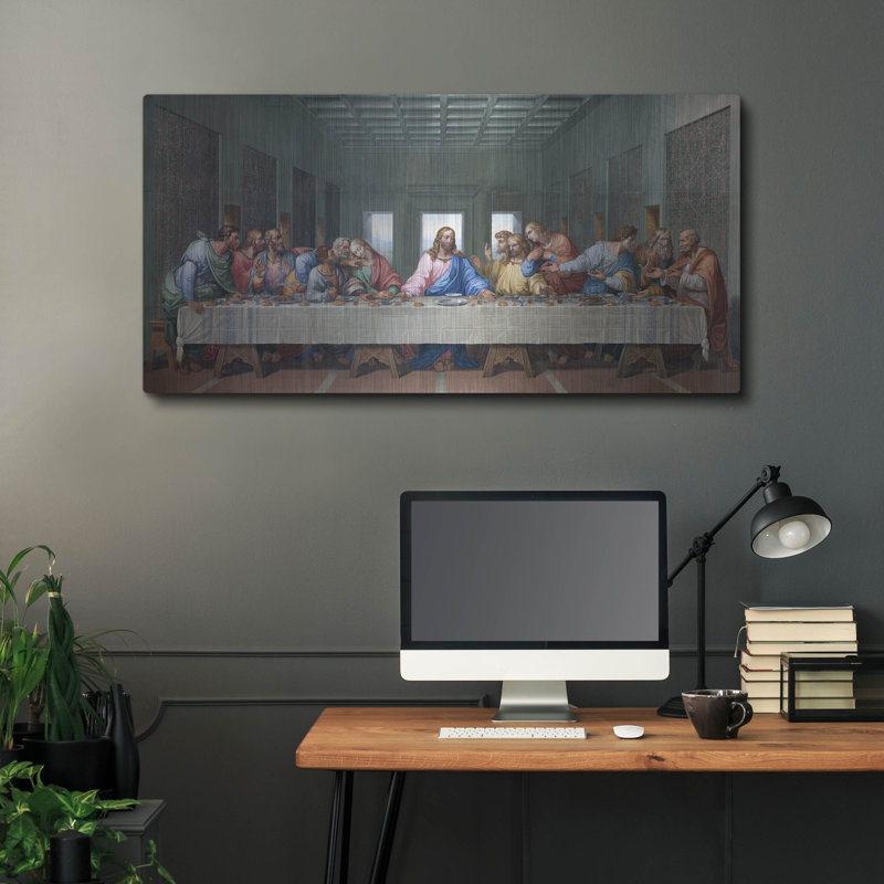 «The Last Supper Remastered» par Leonardo Da Vinci, H 12 po x l 24 po