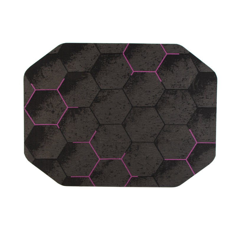 Tapis de chaise de jeu Kaleidoscope, Mauve