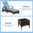 Shemsie Outdoor Metal Chaise Lounge with Table , Cushion Included-1453561444