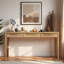 Console élégante avec poignées incurvées en forme de vague, conception à coins doux et 3 tiroirs-90967372