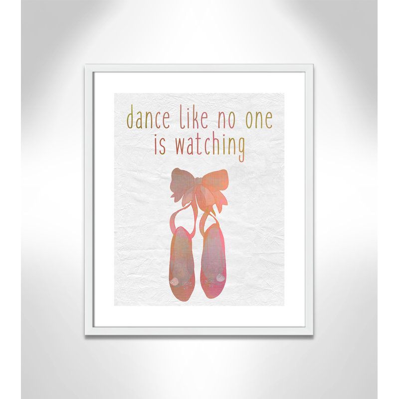 Danse, impression sur papier, Encadré de boîte blanc, H 24,5 po x l 20,5 po x P 1,18 po