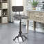 Tabouret de bar 22-33 po avec dossier ajustable Rustic Gray-66930067