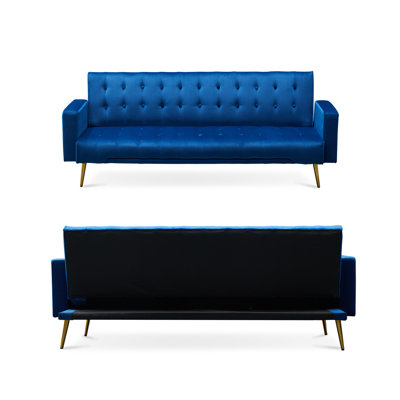 Irma Twin 75'' Upholstered Convertible Sofa