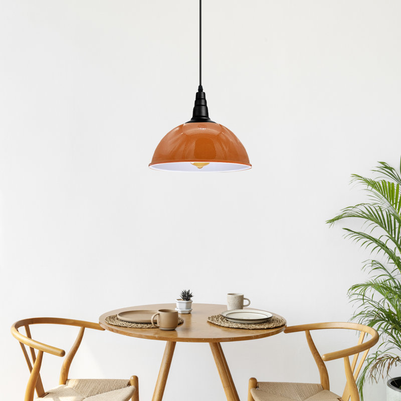 Aarika 1 - Light Dome Pendant, Orange