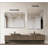 Metal Framed Rectangular Bathroom Mirror For Wall With Shatterproof Film And Clear Reflection-915070075