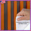 Housses de couette orange à rayures verticales-123586793