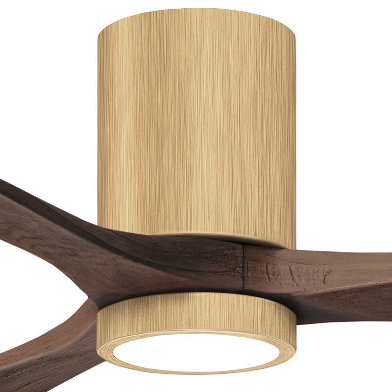 Irene LED Ceiling Fan, Walnut, Light Maple, 42"