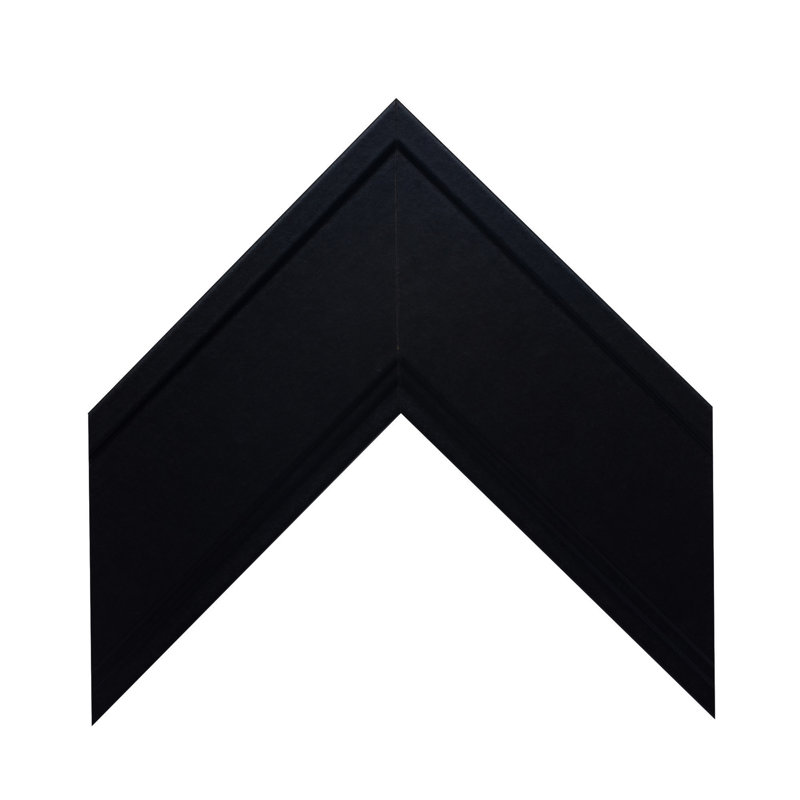 Miroir Aseer, 28 po x 54 po, Noir