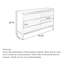 Commode 6 tiroirs en bois