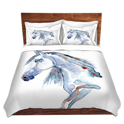 Ensembles de housses de couette DiaNoche en microfibre par Brazen Design Studio - Wild Heart Horse