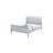 Platinum Finish Twin Bed