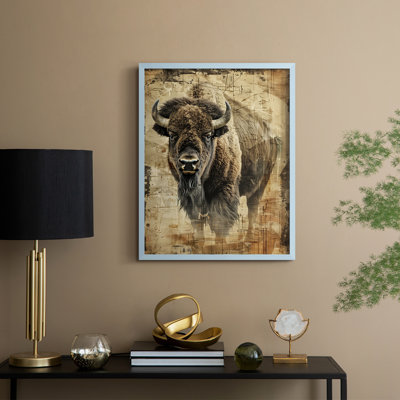 ANIMALS Series CDXCII, reproduction encadrée - bois massif