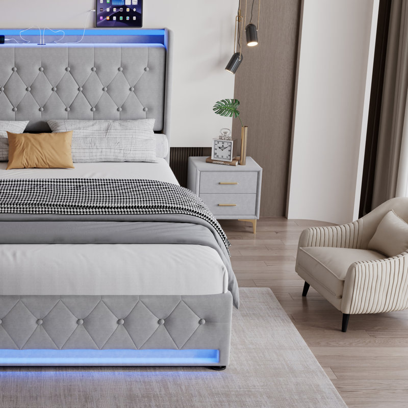 Metal Storage Bed