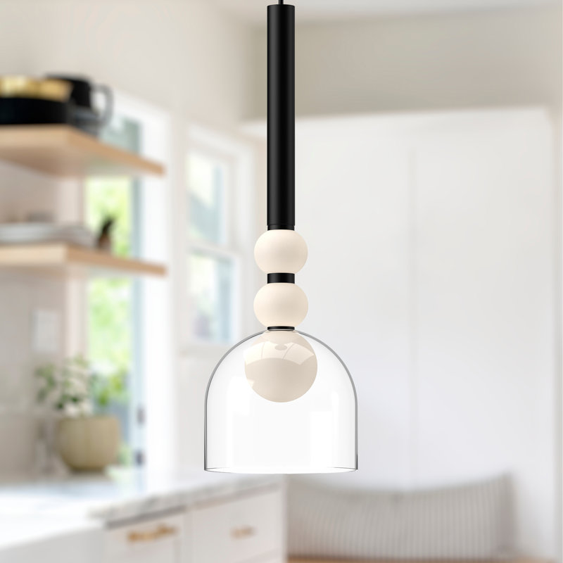 Rise 1 - Light LED Pendant, Black