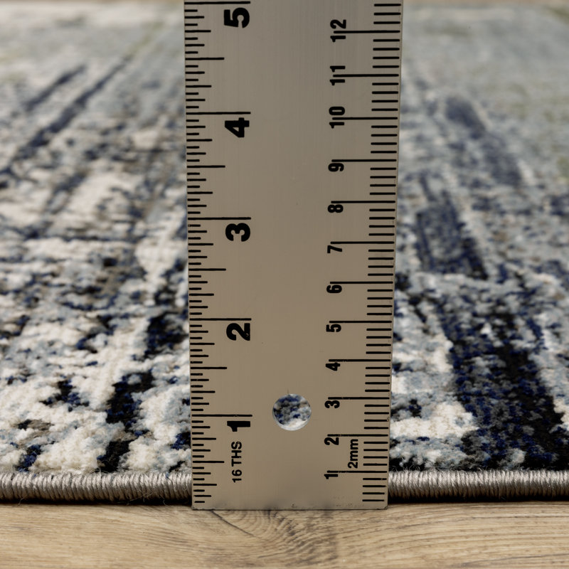 Belinda Abstract Indoor Rug, Rectangle 6'7" x 9'6"