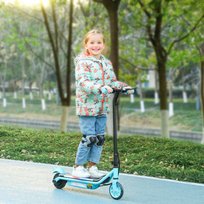 AIYAPLAY Electric Scooter Dual Brakes for Kids Ages 6-14 12 KM/H