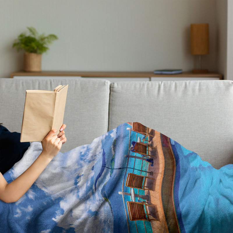 Hand Woven Throw Blanket, 60" x 80"