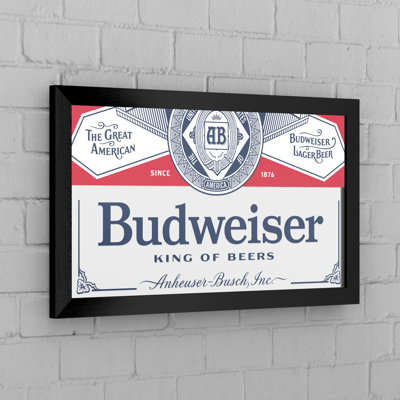 Budweiser Rectangle Mirror
