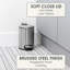 Yeung Steel Step On Kitchen Trash Can-1037777377