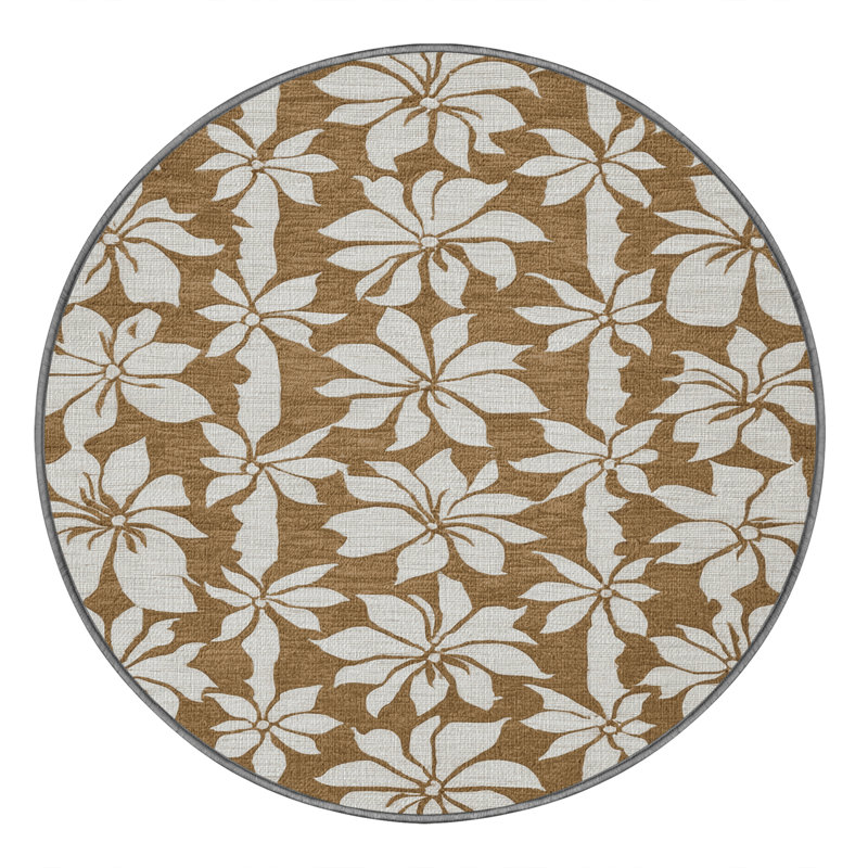  Tapis lavable hawaïen Tiare, Rectangulaire 2 pi x 3 pi