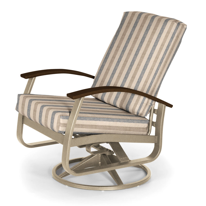 Belle Isle Outdoor Swivel Lounge Chair, Canvas Navy Sunbrella® Canvas, Kona P10, Textured Kona