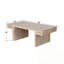 Table rectangulaire avec pieds en bois robustes-694149560