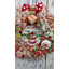 Couronne de Noël menthe poivrée cacao gnome 