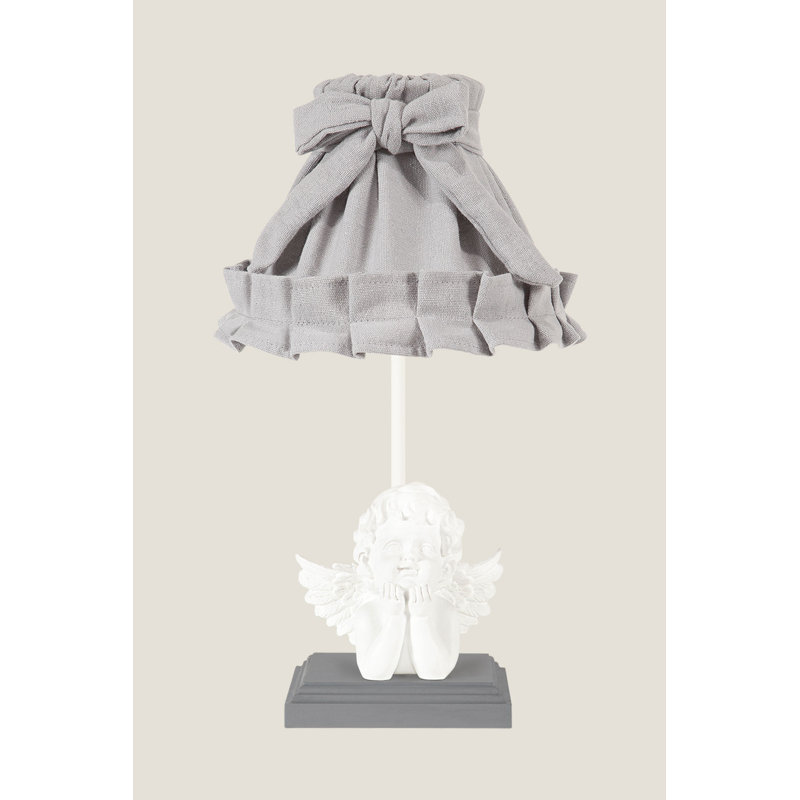 Lampe de table 16,5 po, Gris, gris