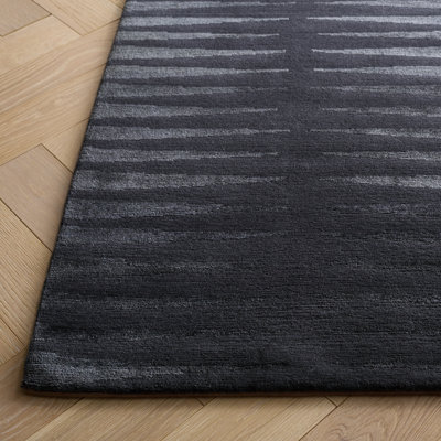 Ralph Lauren Mansard Stripe Wool, Silk Striped Rug