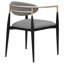 Ensemble de chaises de salle à manger rembourrées en tissu Mistra (ensemble de 2)-525408471