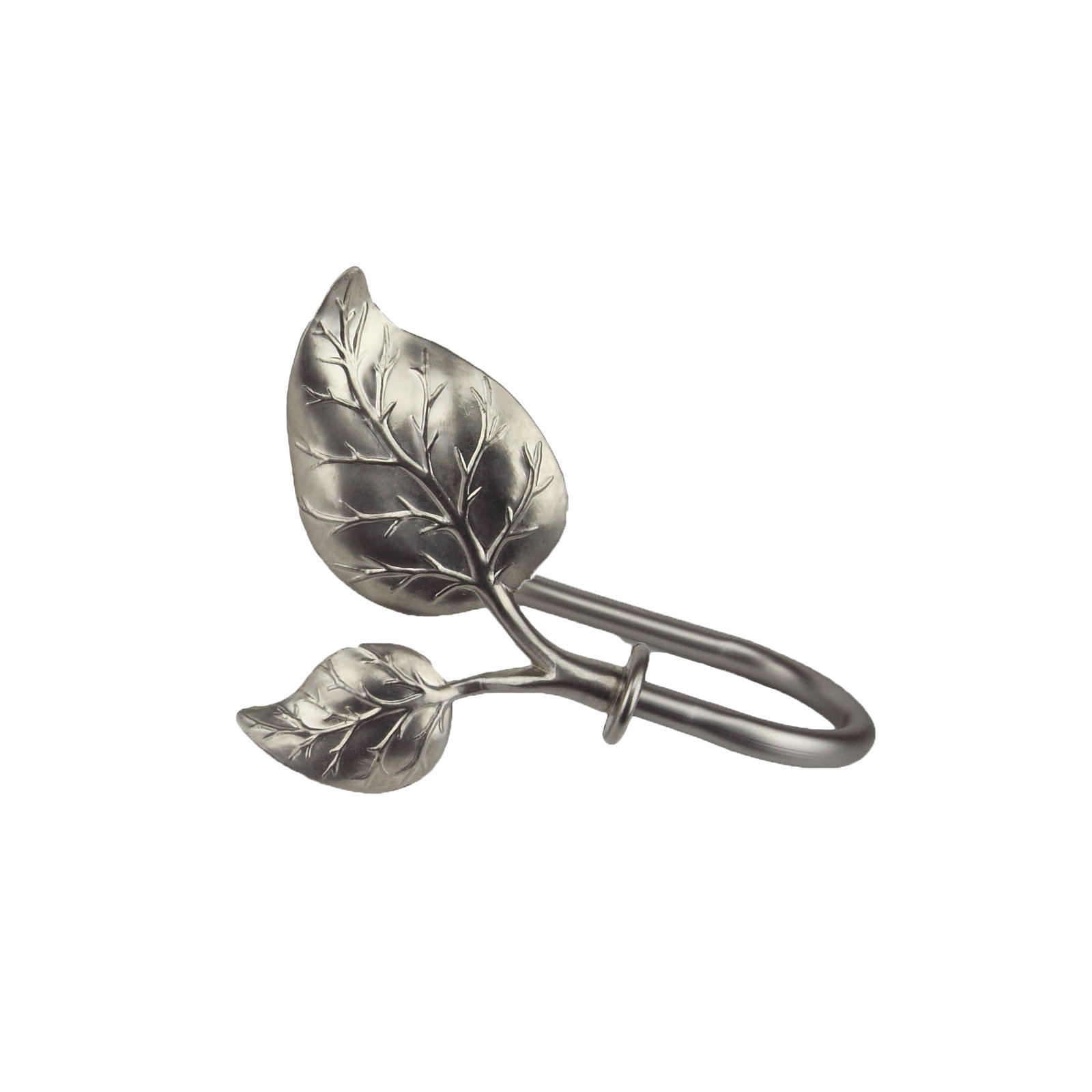 Sycamore Curtain Holdback, Satin Nickel