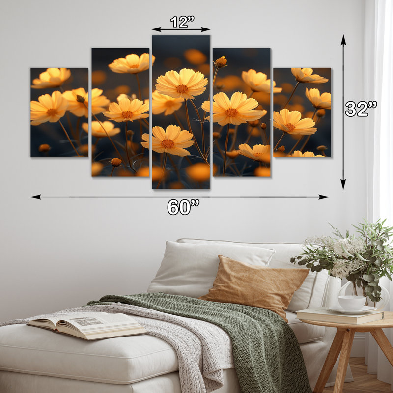 Campanella - Cornflowers Wall Art Set