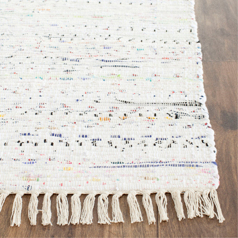 Valerton Rug Hand Woven Cotton Rug, Rectangle 8' x 10'