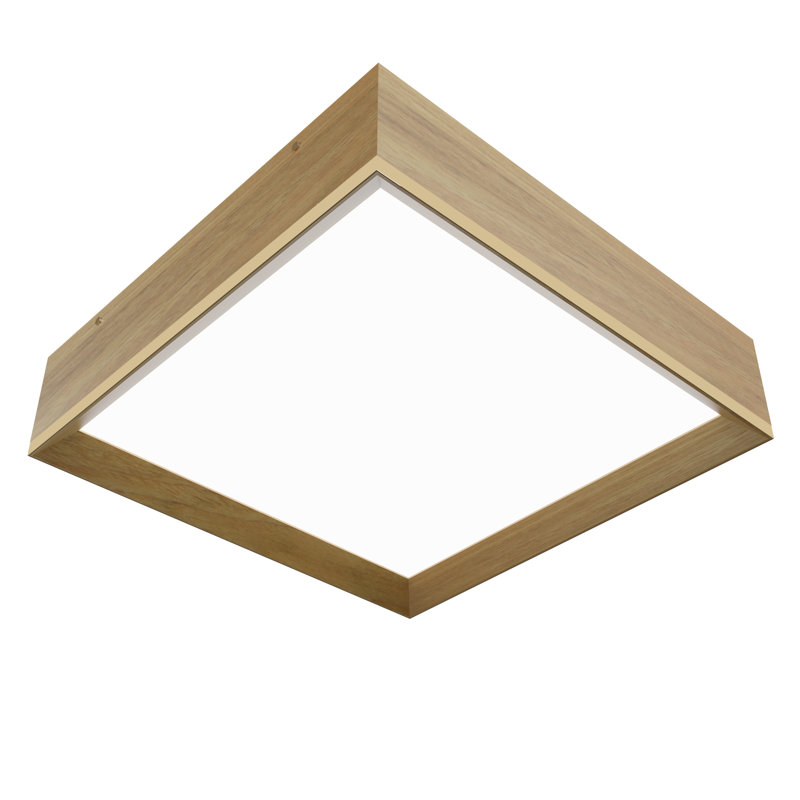 Ceiling Accord Squadro, Louro Freijo, 6.29" H x 19.68" W x 19.68" D