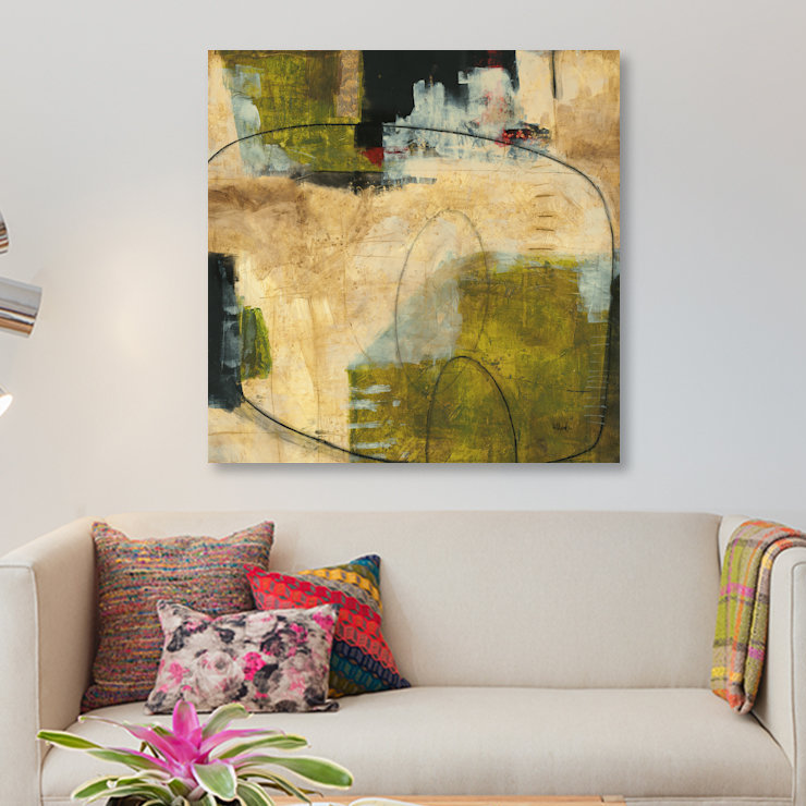 « cartes postales », impression sur toile, H 26 po x l 26 po x P 1,5 po, Toile tendue, Pas de tapis