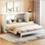 Grand lit escamotable avec grands tiroirs et chargement USB-1334237015