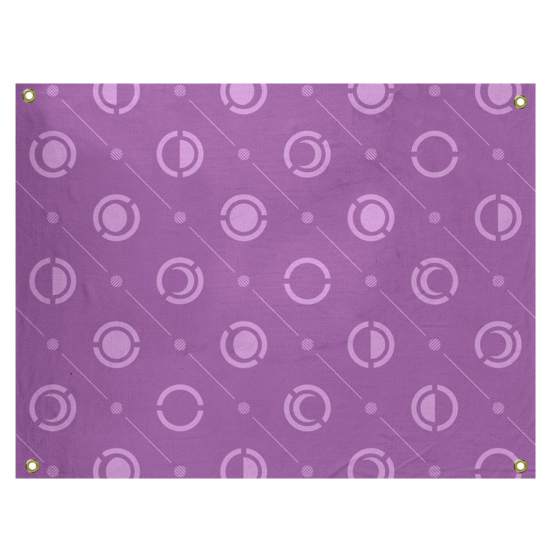 Tapisserie, H 50 po x l 59 po, Violet