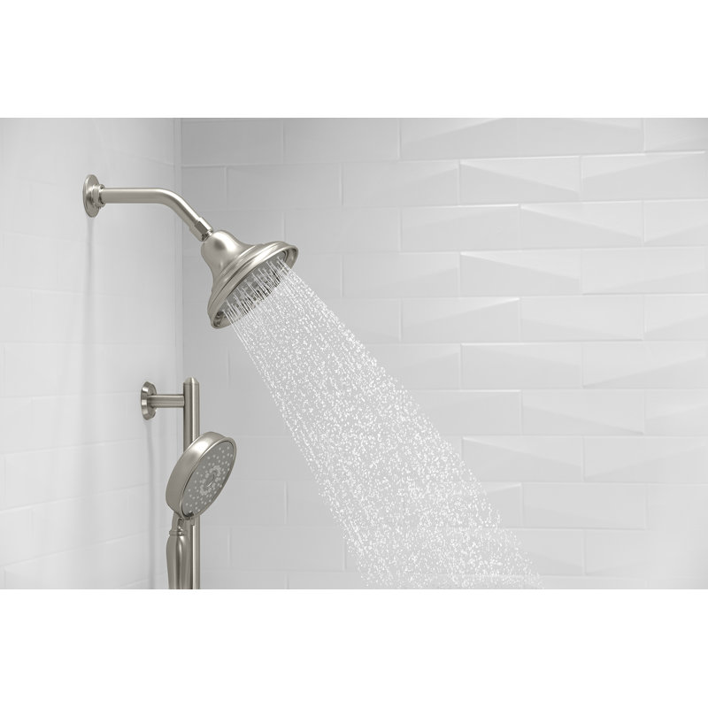 , 1.75 gpm Bancroft 1.75 gpm Multifunction Showerhead with Katalyst Air-Induction Technology, Vibrant Polished Brass