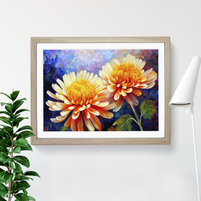Chrysanthemum Flowers Vol.2 - Framed Print