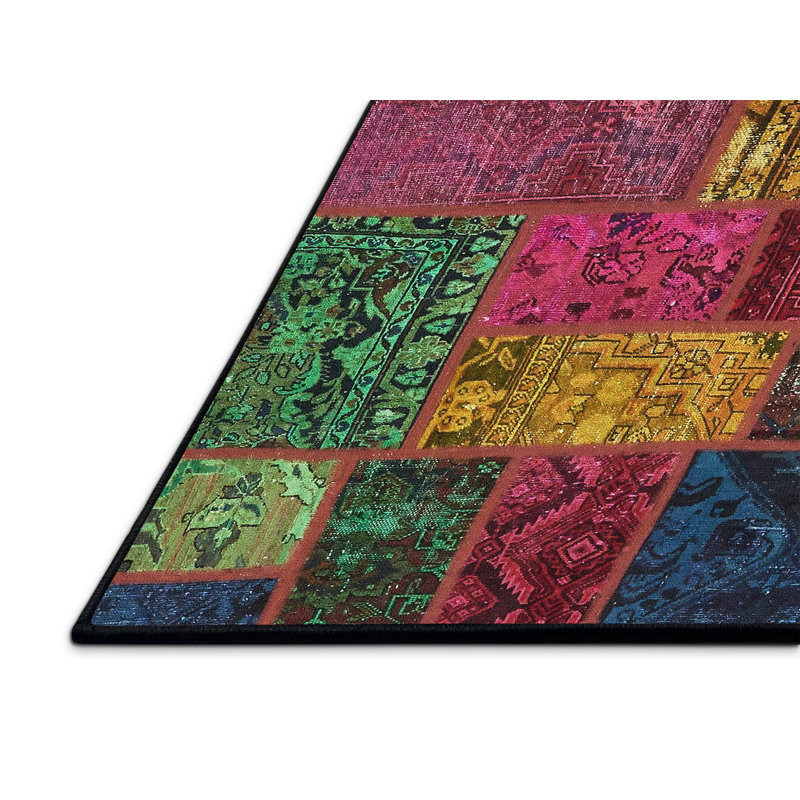 Abstract Indoor Rug, Rectangle 4' x 6'